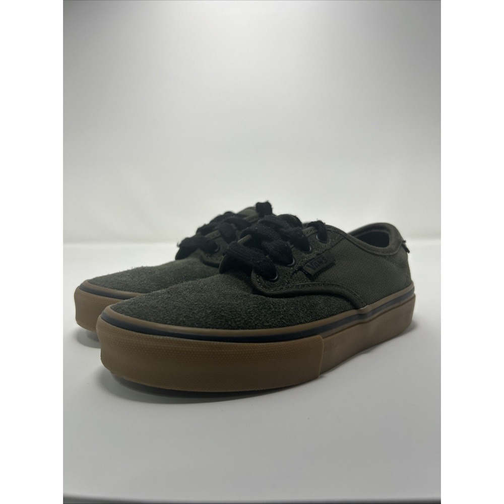 Vans Chima‎ Ferguson Pro Skate Shoes Youth Size 12.5Y Green/Gum Sole